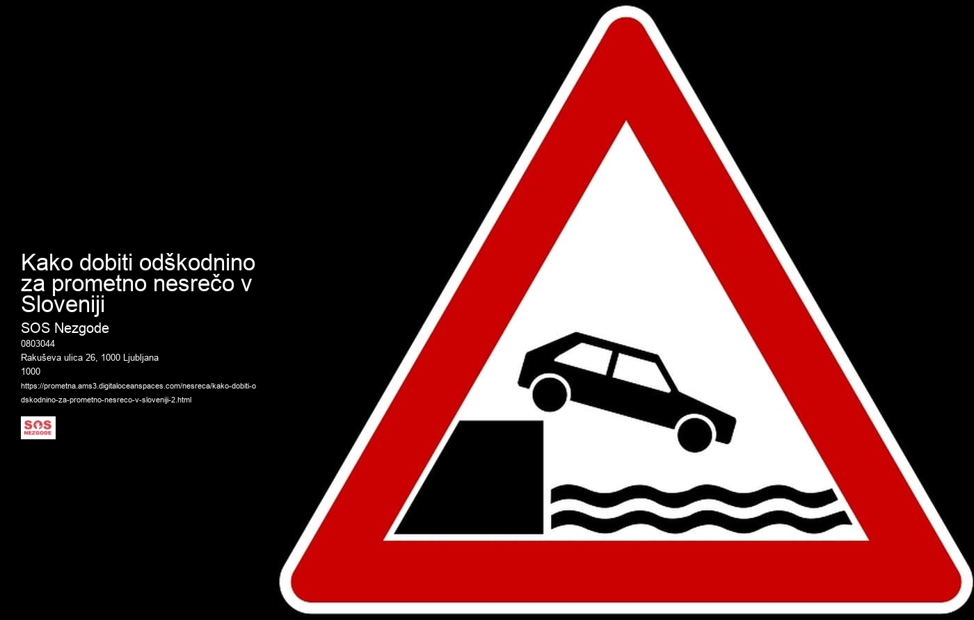 Kako dobiti odškodnino za prometno nesrečo v Sloveniji? 